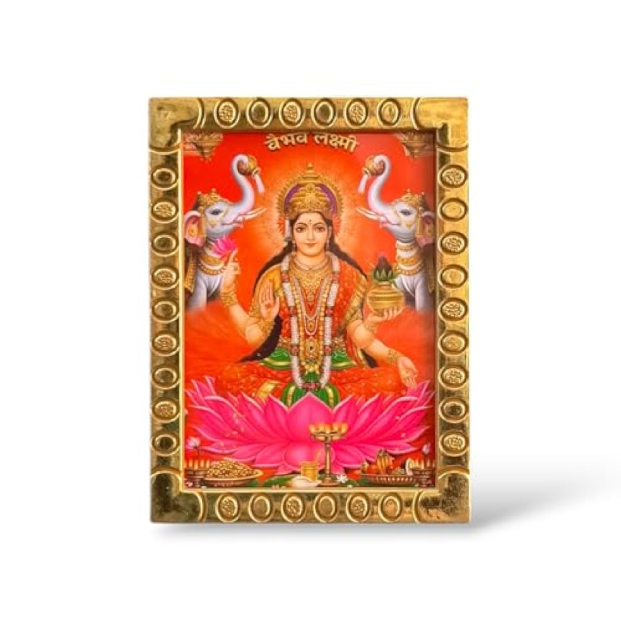 Small Maa Laxmi Table Top Photo Frame