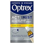 Optrex Actimist 10 ml Eye Spray - Fast, Long-Lasting Relief For Itchy, Watery, Dry Eyes, Irritations, Inflammations, Anti-Allergy Eyelid Cleanser