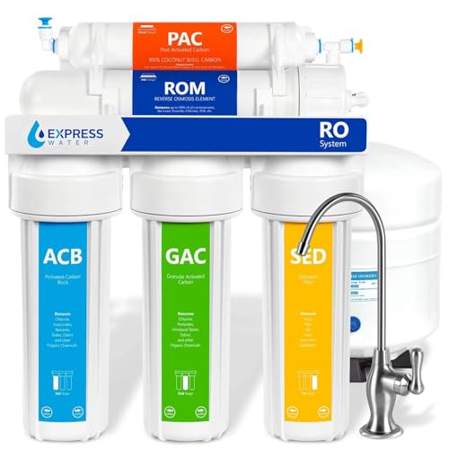 Express Water RO10D, 5-Stage Reverse Osmosis Water Filter System,...