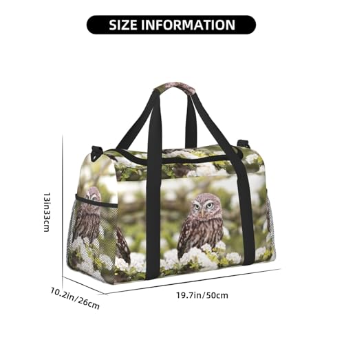 Bolsa de viaje de búho plegable e impermeable para deportes 4