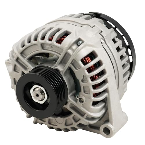 Image of PHILTOP 125Amp 11185N Alternator Replacement for Chevy 2006-2011 Impala 3.5L /3.9L,2006-2007 Monte Carlo 3.5L,2006 Monte Carlo 3.9L, High Output Alternator Replace 11185N, 11185, 10335497