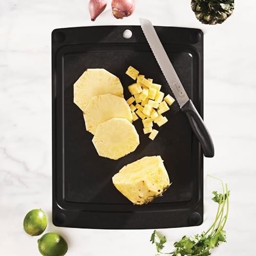 Image of Epicurean All-In-One Cutting Board with Non-Slip Feet, 17.5 inch x 13 inch, Slate /Black