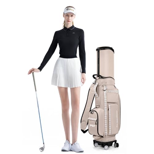 HZZLXJ �S���t�o�b�O �L���f�B�o�b�O �h�� �ϖ��� ��e�� �j�����p ���@�\���[ Golf Bag �t�@�X�i�[�|�P�b�g�t�� �S���t���K�p�N���u�P�[�X