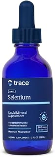 Trace Minerals Liquid Ionic Selenium - High-Absorption Selenium Supplement for Daily Immune Support - Hormone & Antioxidant Support - Gluten-Free - Vegan - Non-GMO - 2 fl oz (48 Servings, 1 Pack)