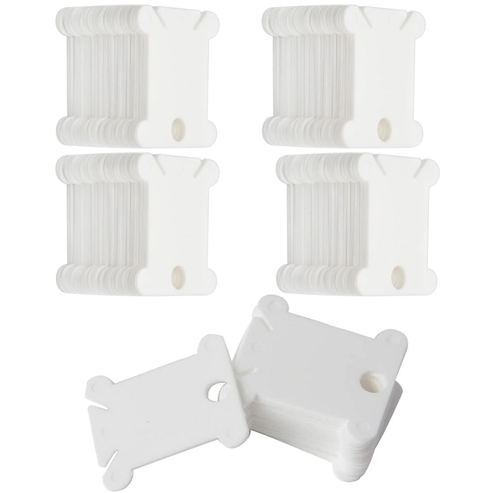 400 Bobine Portafilo Per Punto Croce + Aghi | Organizer Plastico Per Cucito Fai Da Te