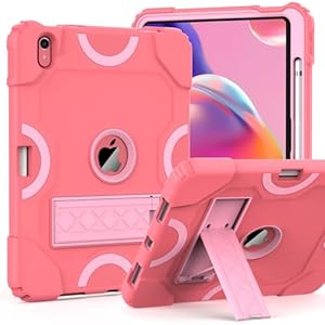 Grifobes Funda protectora resistente para iPad A16 de 11ª generación 2025 / 10ª generación 2022, para iPad de 11 y 10.9 pulgadas con soporte para lápices, funda protectora resistente con soporte para