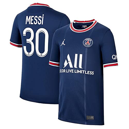 Camisa Paris Saint-Germain PSG Home 21/22 Messi nº 30 Torcedor Masculina (M)