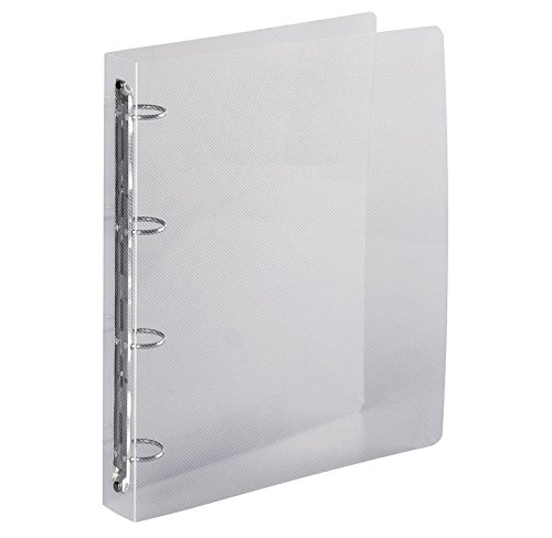 Lot de 20 Classeur 4 anneaux 30mm CRYSTAL, polypro, coloris transparent