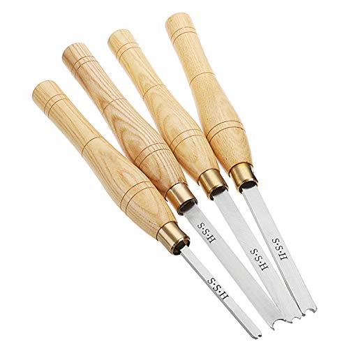 Herramienta para Torneado de Madera 4 Piezas 8mm miniatura 2