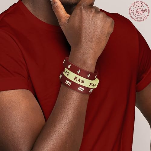 Kappa Alpha Psi Fraternity Paraphernalia - 실리콘 팔찌 세트 — 사진 3
