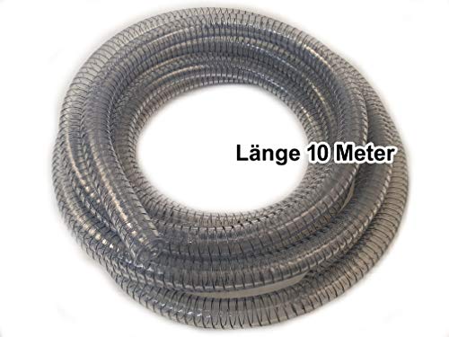HeRo24 PVC spiraalslang zuigslang druk & transportslang 25 mm / 10 m Transparant - Image 4