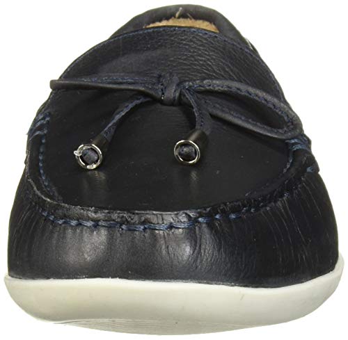 Image of Driver Club USA Kids' Genuine Leather Made in Brazil Nantucket 2.0 Tiebow Driver Loafer