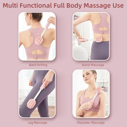 Image of WOVTE Flexible Extendable Back Scratcher for Women Men, Double Sided Air Cushion Massage Hammer, Stocking Stuffers for Women Mothers Day Christmas Birthday Gifts for Women Mom