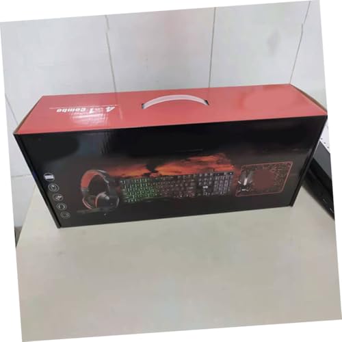 Souris ergonomique et clavier rétroéclairé casque tapis pc - 6