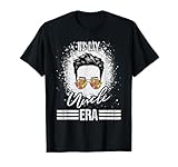 in my uncle era new uncle funny t-shirt con grafica sbiancata maglietta