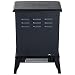 HOMCOM Chimenea Eléctrica de Pie Movible y Decorativo Calefactor Estufa 1000/2000W Llama...