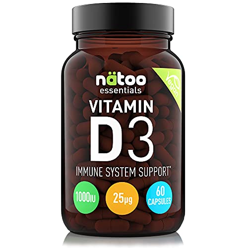 Natoo Essentials Vitamin D3 Vegan 1000Iu 60 Caps