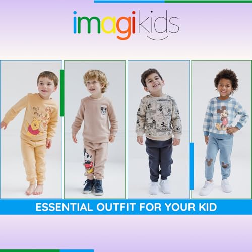 Image of Disney Christmas Fleece Sweatshirt and Pants Outfit Set Newborn to Big Kid Sizes (Newborn - 10-12)