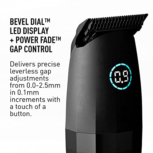 Bevel Professional Hair Clippers & Beard Trimmer For Men, Barber Supplies, Cordless Hair Clippers, Hair Trimmer For Men, 4 Hour Rechargeable Battery, Black #TOP2