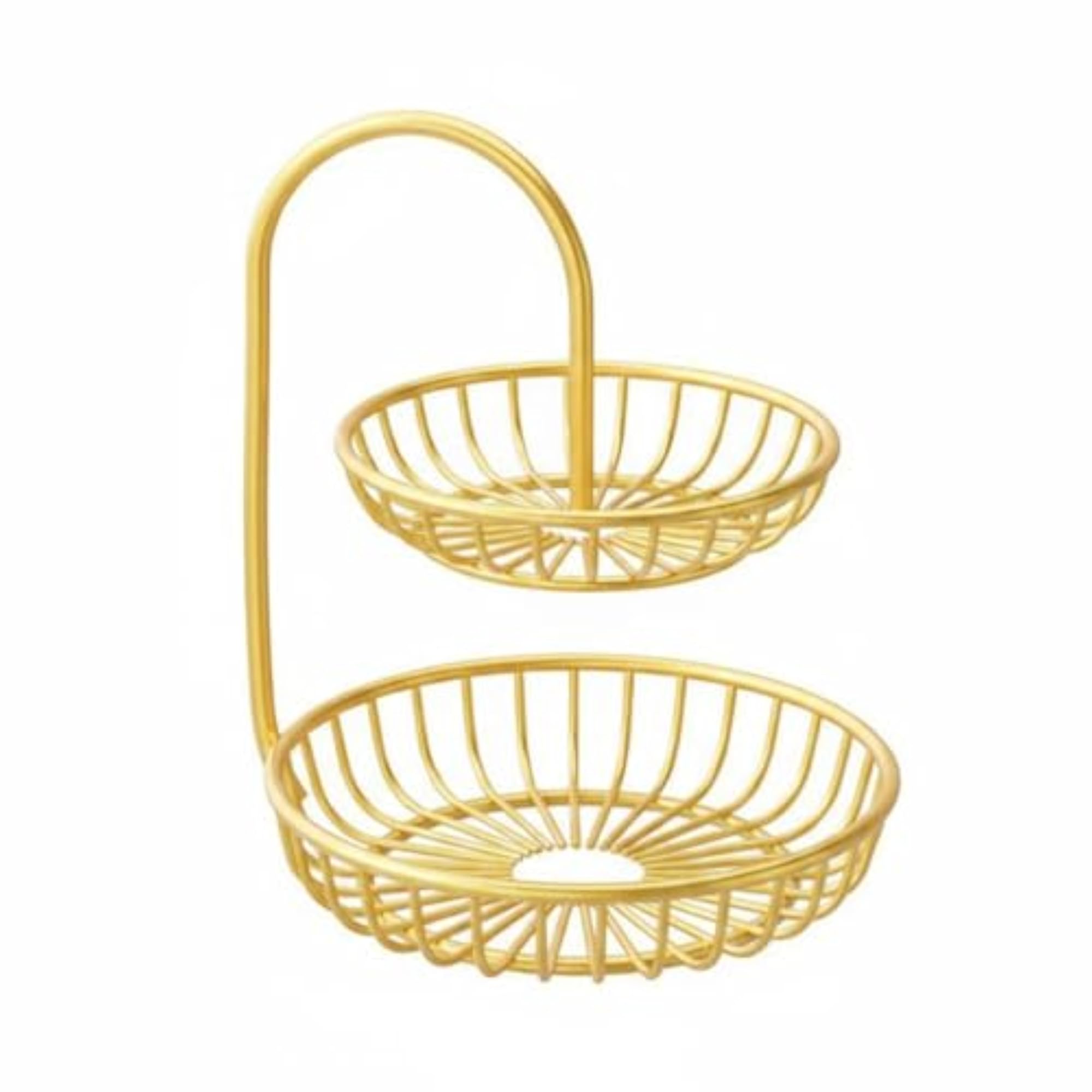 Two Tier Fruit Stand Decorative Look