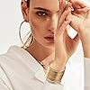 Bracelets Gold Plated Open Cuff Bangles Gift Choice for Women & Girls Fashion (Classic Bohemia) #5