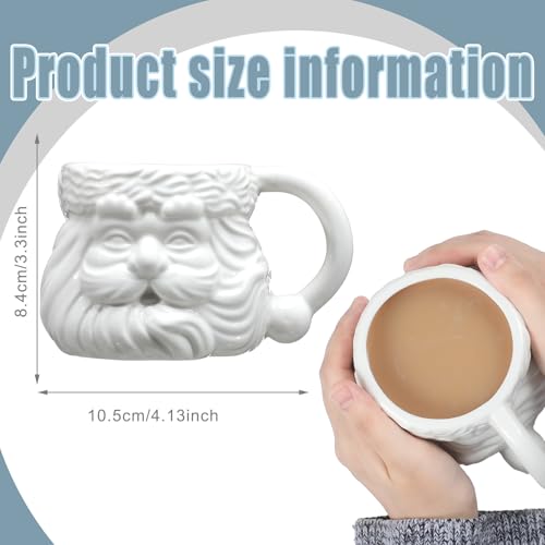 Juego de 2 Tazas Santa Claus de Cerámica 16 oz miniatura 2