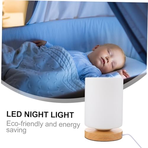 Lámpara de Mesa Cilíndrica con Luz LED Ajustable y Carga USB miniatura 6