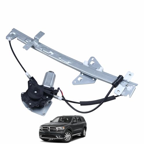 SHOWSEN 741-599 Rear Passenger (Right) Side Power Window Regulator w/Motor Fit 2000-2004 Dodge Dakota Quad/Crew Cab Only 1998-2003 Dodge Durango 55256494AF 55256494AI