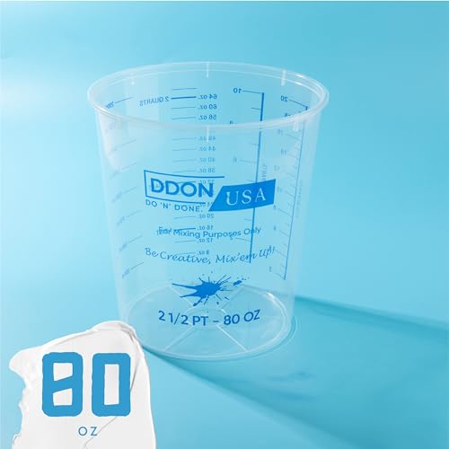 Vasos Medidores Desechables 80 Oz, Paquete de 10 miniatura 3
