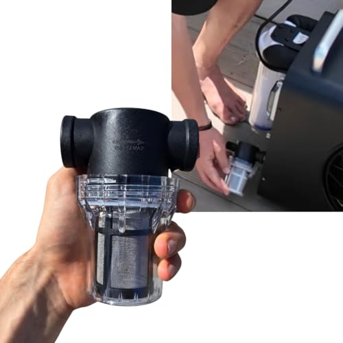 Image of Pre Filter Cold Plunge pre Filter. 80 Mesh. 3 /4 inch Threaded Female connectors. Cold Plunge in-line pre-Filter. Protect Your Cold Plunge Chiller and Pump.
