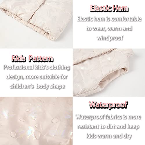 Image of SNOW DREAMS Girls Puffer Vest Lightweight Sleeveless Jackets Hooded Winter Fall Vests Quilted Coat