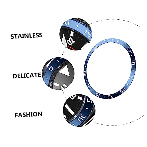 Bisel de metal para reloj compatible con marco protector de esfera SHINEOFI 6