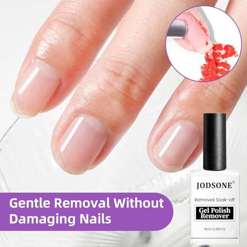 Image of JODSONE 18ml Gel Nail Polish Remover, Professional Gel Polish Remover, No Soaking or Wrapping Required, Quick and Easy Removal in 2-5 Minutes