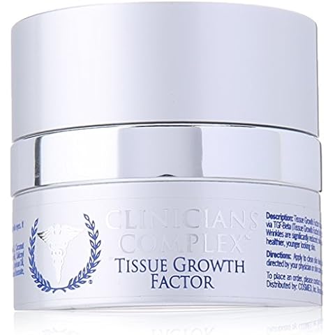 Clinicians Complex Tissue Growth Factor Serum With Peptide | Epidermal Growth Factor Serum and Collagen Night Cream - 1.0 Ounce Cover