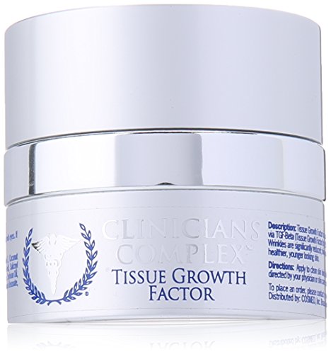 Clinicians Complex Tissue Growth Factor Serum With Peptide | Epidermal Growth Factor Serum and Collagen Night Cream - 1.0 Ounce