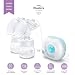 Little Martin’s Electric Breast Pump Breastfeeding Breast Milk Pump Double Breast Pump, Rechargeable & Travel Friendly Quickly & Comfortably – Mobile Support for Breastfeeding Moms(blue)