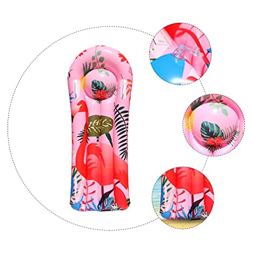 TOPBATHY Prancha Inflável Piscina de Natação Dos Desenhos Animados Padrão Flamingo Flutuante Placa F