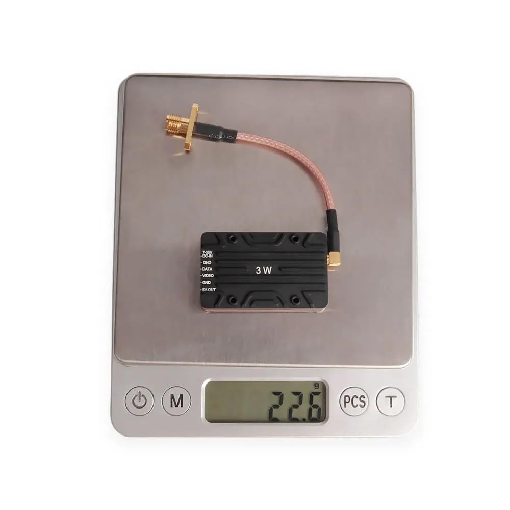 para HolyBro para Atlatl HV 5.8G VTX – 3W (25mW/3000mW), Bandas 37 Canales Conmutables | Modo Pit, para FPV de Largo Alcance
