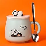 ★ Una adición encantadora: fresco y adorable. Estas tazas de café serán una nueva y hermosa adición a tu escritorio. Te inspira a empezar bien el día, diviértete más al beber tu café o bebida favorita.