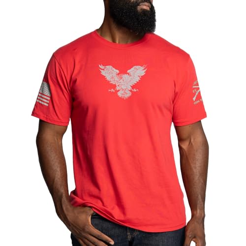 Grunt Style Basic Eagle Red T-Shirt - XLarge