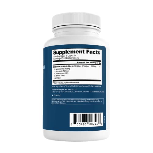 Biohm Probiotic And Prebiotic Fiber Bundle - Combines Dietary Fiber And Digestive Enzymes For Advanced Gut Health - Non-Gmo, Vegetarian, No Artificial Ingredients #TOP3