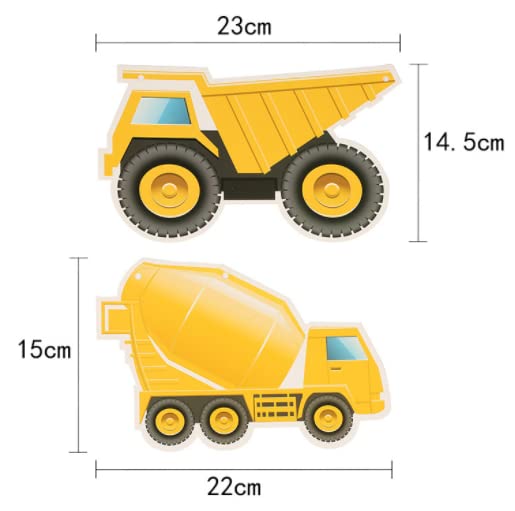 Image secondaire de Bannière Joyeux Anniversaire Camion à Benne - Décoration de Fête pour Enfants