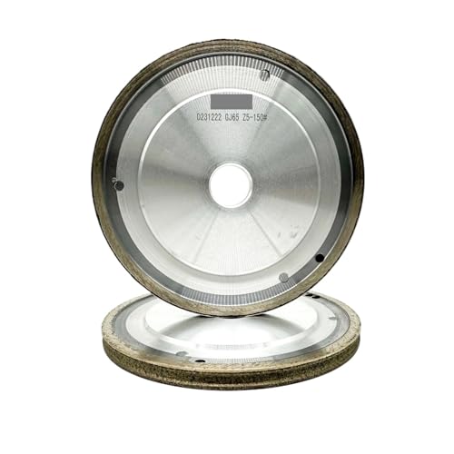 ダイヤモンド研削ホイールガラス、研磨ホイールディスク150 * 22 * 3、 研磨ホイール(PE edge,400 Grit,10mm)