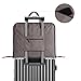 TRITOUR Garment Bags for Travel Leather canvas Suit Bag with Extended Design Computer Compartment