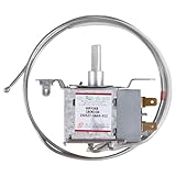 WPF-34E Refrigerator Thermostat - 2-Pin Freezer/Fridge Temperature Controller, Compatible with Hisense WPF34E 1806104, Mini Fridge Replacement
