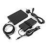 Dell Estación de Acoplamiento WD15 con Adaptador de Corriente de 130 W (renovada) Black