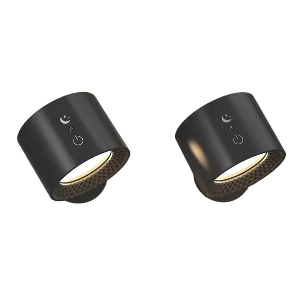 Lámpara LED recargable para pared que soluciona la falta de enchufes en el cabecero de cama