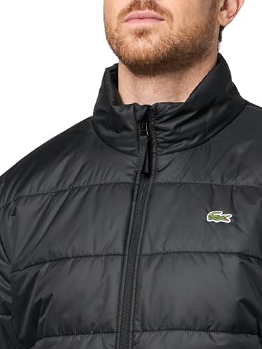 Versatile short Lacoste jacket, perfect for urban exploration and protection during unpredictable weather.