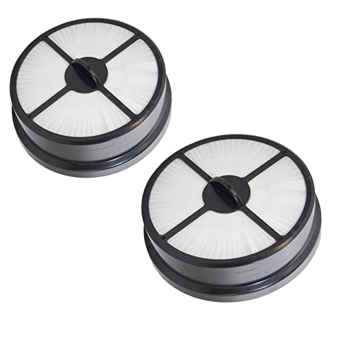 HQRP Hepa Filter 2-Pack compatible with Eureka HF-16 68115A 68115, Airspeed Zuum AS5204A, AS5200, AirExcel NLS 5403A, NLS 5400A, AS5210, 5400 Series Upright Vacuum Cleaner Exhaust Cartridge
