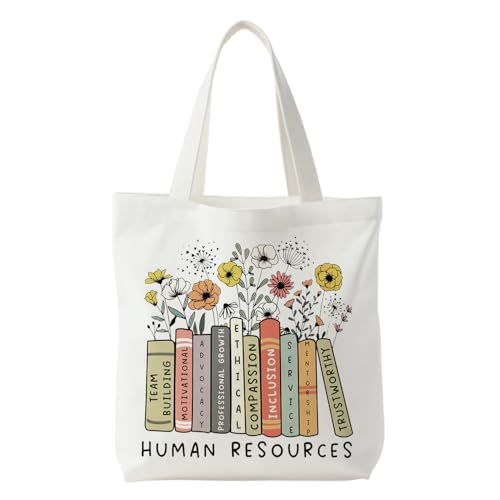 NATSUNO Human Resources Canvas Tote Bag, Thank You Gifts for